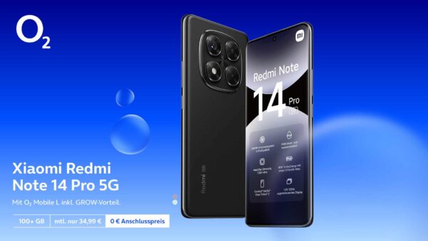 Xiaomi Redmi Note 14 Pro 5G + O2 Mobile L – Bild 2